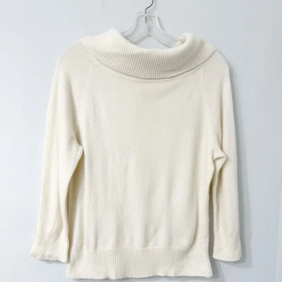 Valerie Steven’s Cashmere 2 Ply Cream Sweater Size XL - Picture 13 of 13